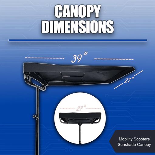 Mobility Scooters Sunshade Canopy