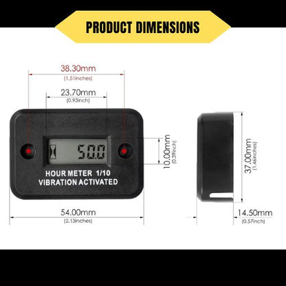 Vibration Activated Hour Meter