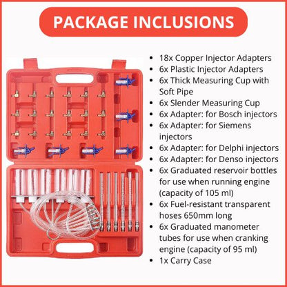 Common Rail Adaptor Fuel Tester Set