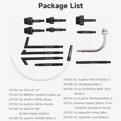ATF Filling Adapters Set