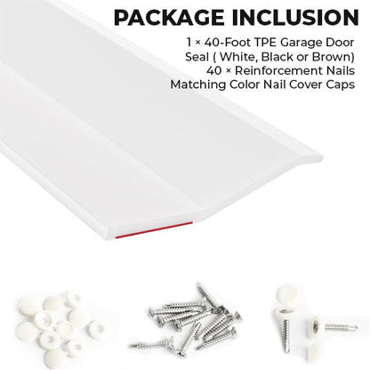 Garage Door Seal Top and Sides Seal Strip Kit