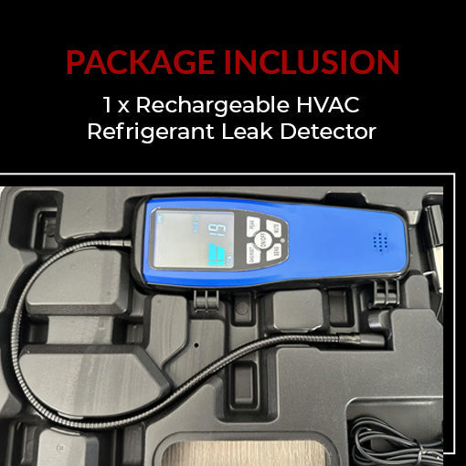 Rechargeable HVAC Refrigerant Leak Detector