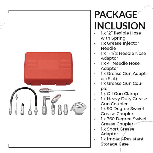 Quick Connect Greasing Accessory Kit