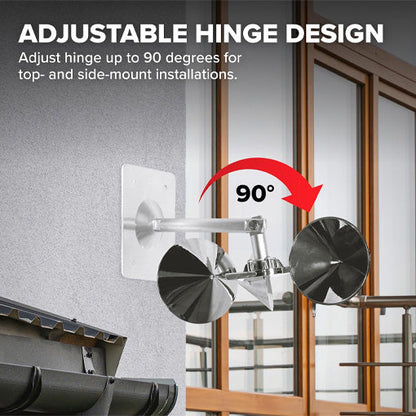 Reflective Spinning Bird Deterrent