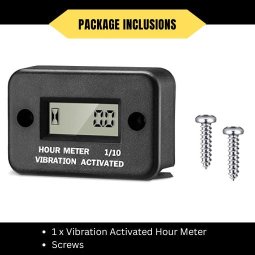 Vibration Activated Hour Meter