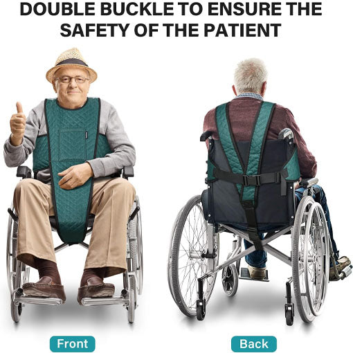 Wheelchair Seatbelt with Pocket