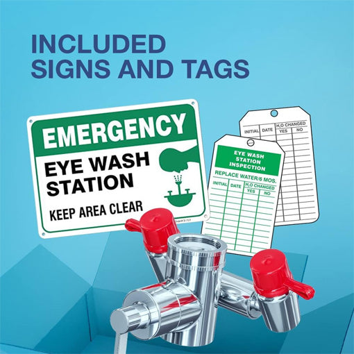 Faucet Eyewash Station Attachment